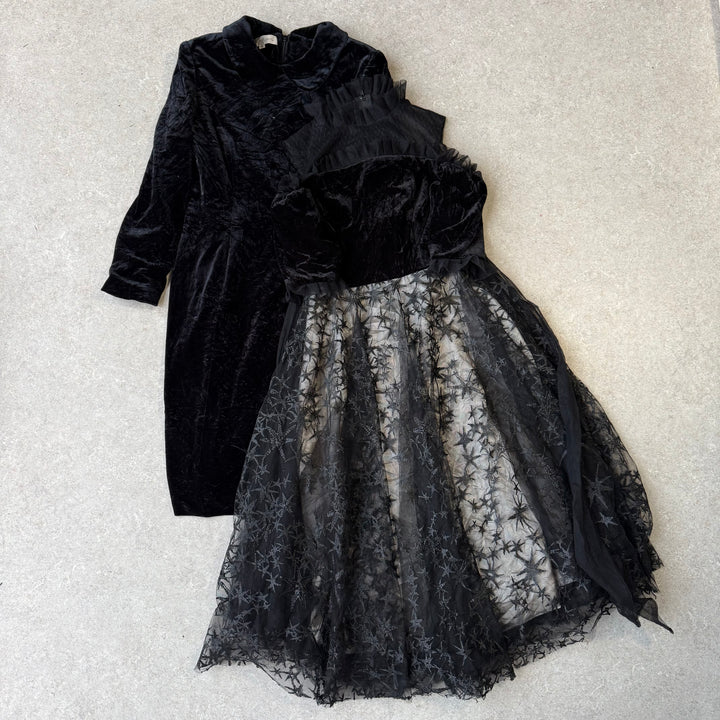 Unopened Bale of Velvet Dresses