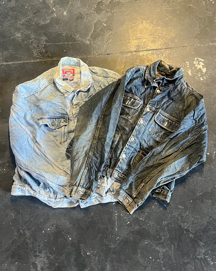 10 Piece Unbranded Denim Jacket Bundle