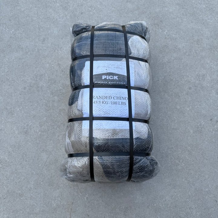 Unopened 45.5kg Bale of Branded Chino Trousers