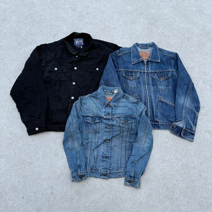 Unopened 45.5kg Branded Denim Jackets Bale