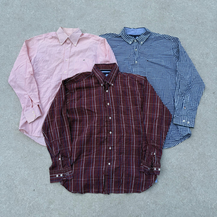 10 x Tommy and Lacoste Branded Shirts