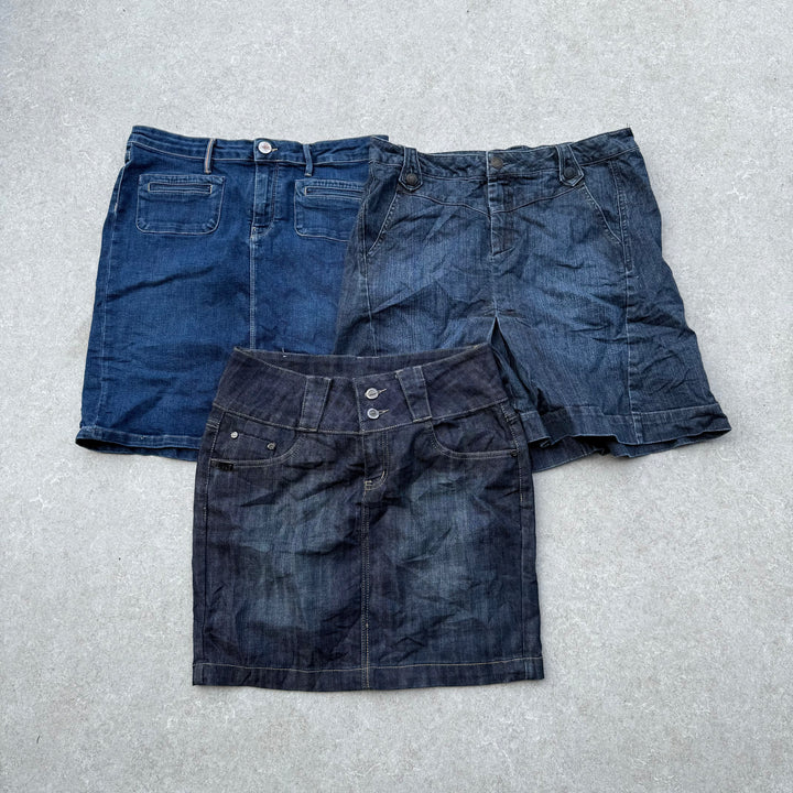 10 Y2K Denim Mini Skirts - Reseller Box