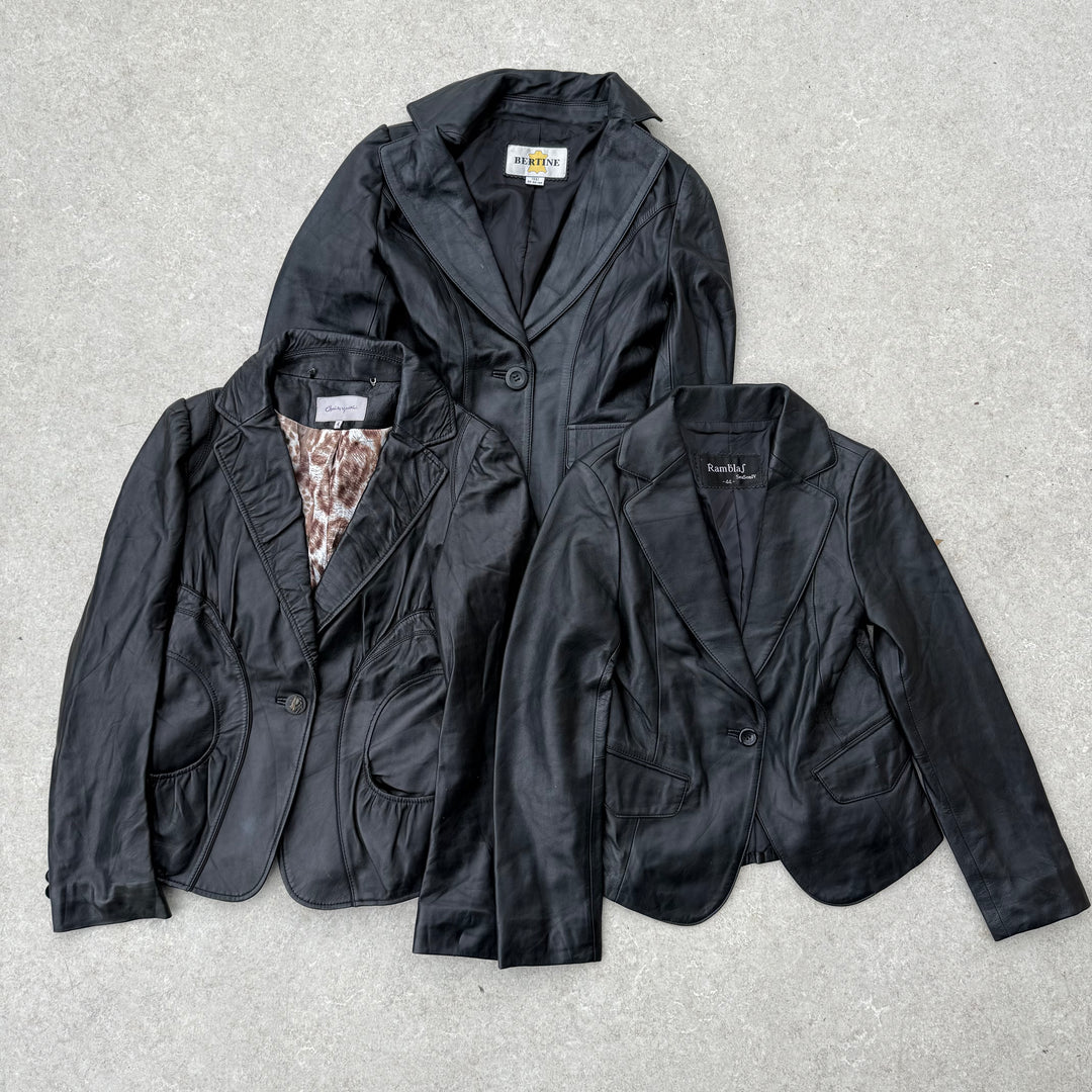 10 x Y2K Leather Jackets