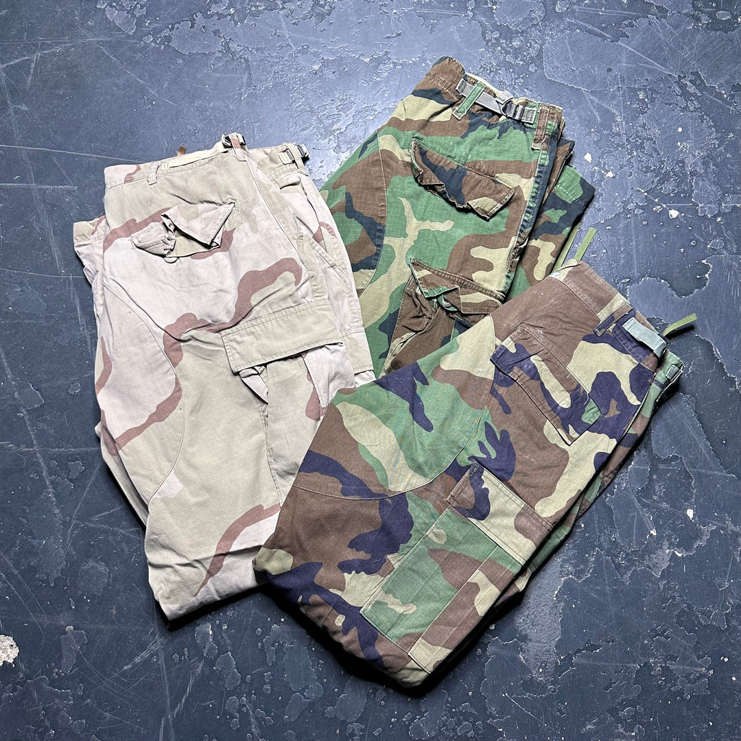 10 x Camo Army Cargo Trousers