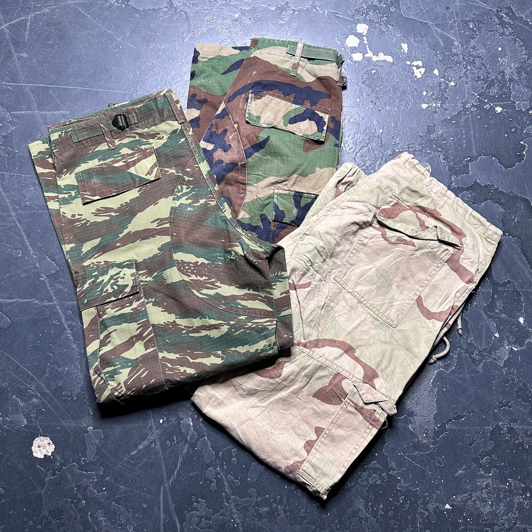 10 x Camo Army Cargo Trousers