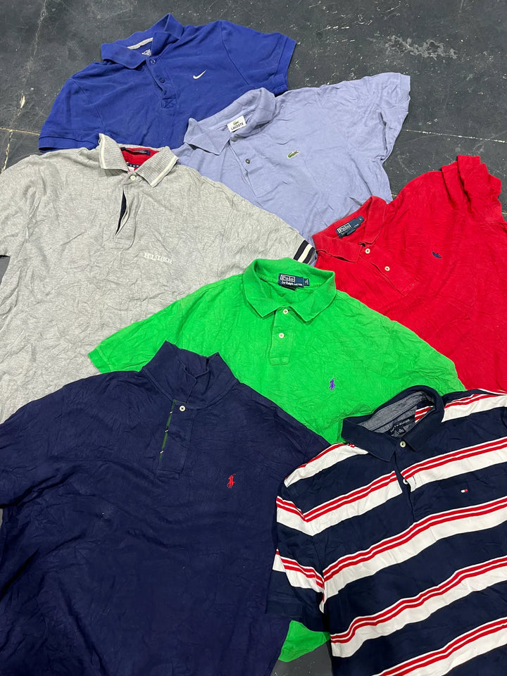 Unopened 45.5kg Bale of Branded Polo Shirts