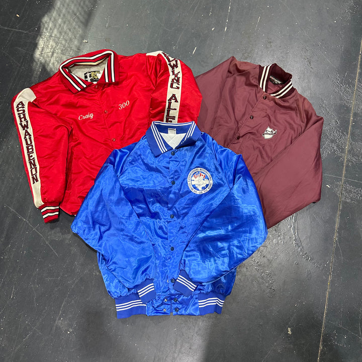 10 Piece Satin Bomber Jacket Bundle