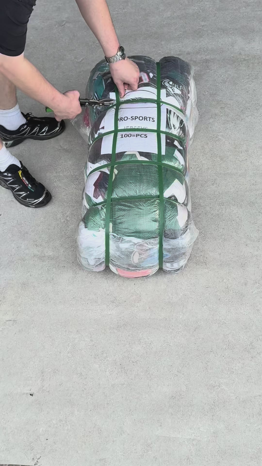 Unopened Bale of Pro Sports Jerseys - 100pcs