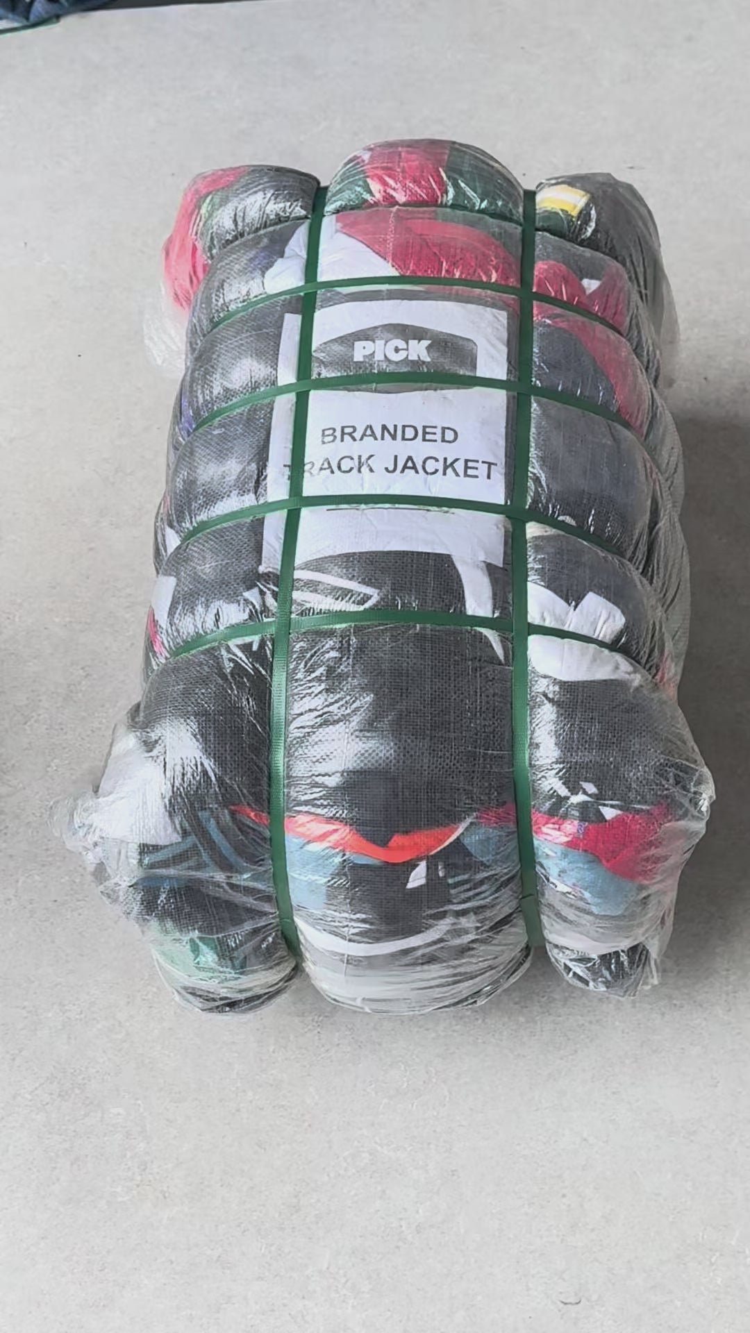 Unopened Bale of Branded Track Jackets