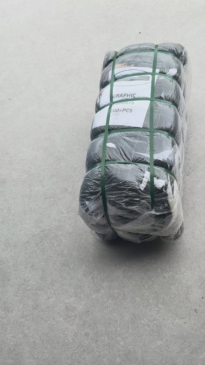 Unopened Bale of Graphic T-Shirts - 200pcs