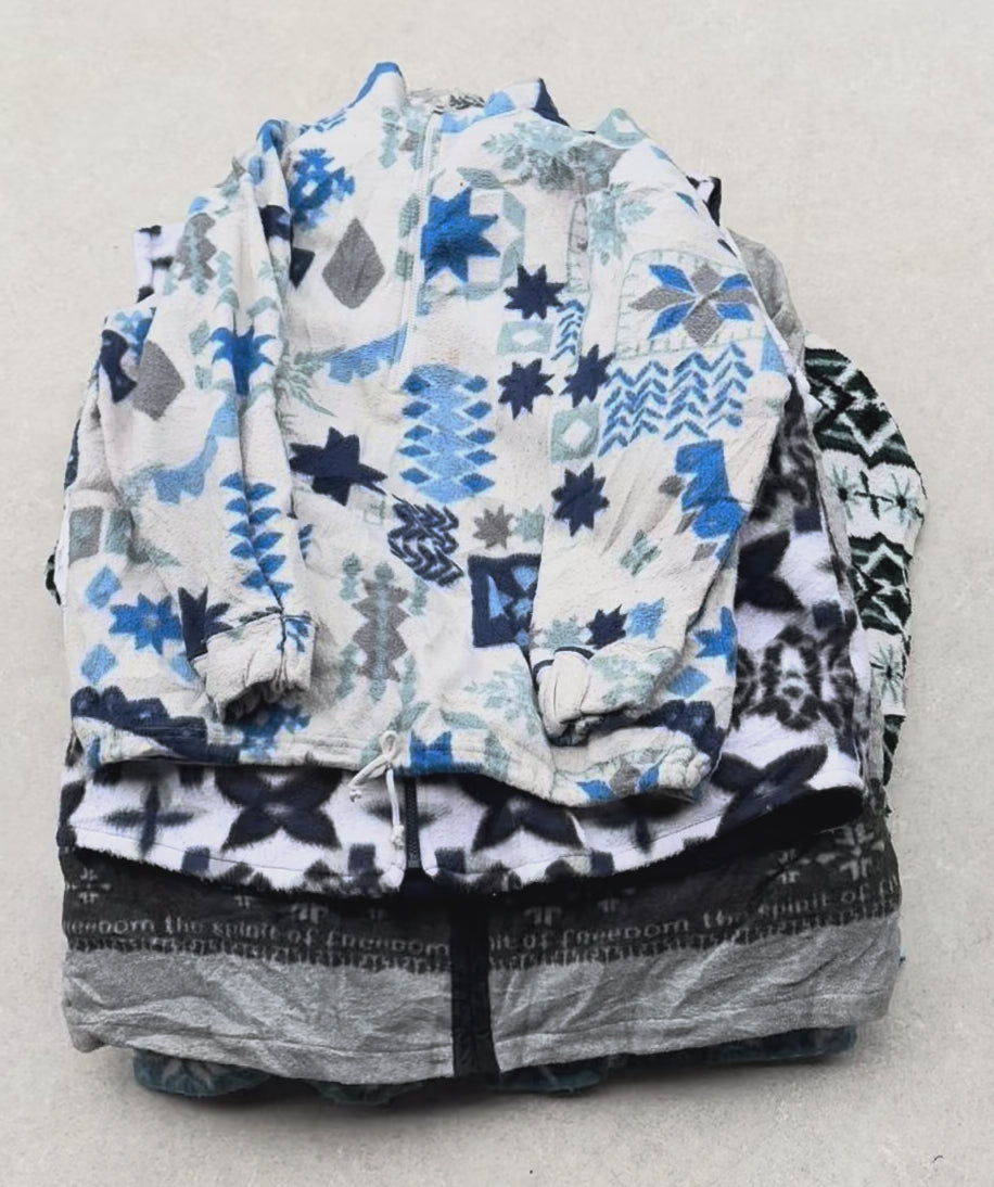 10 Christmas Style Pattern Fleece - Reseller Box