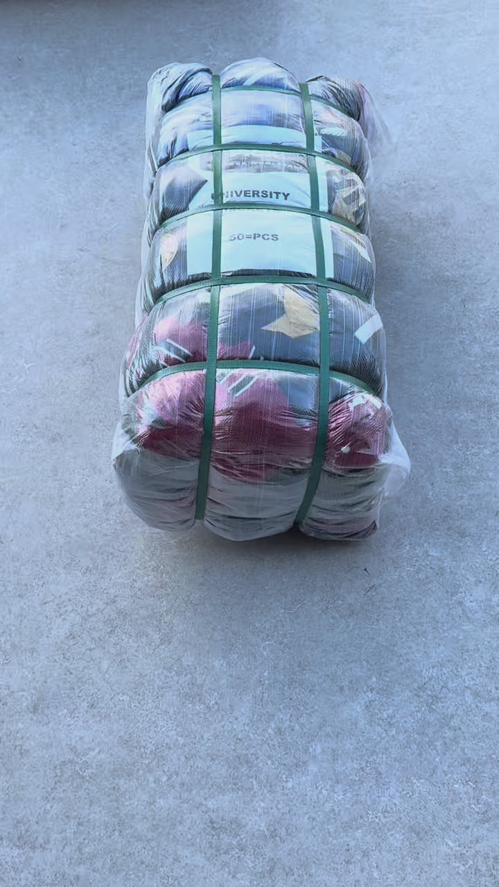 Unopened Bale of Satin Bomber Jackets - 50PCS