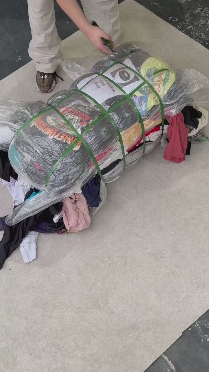 Unopened Bale Of Graphic And Single Stitch T-Shirts