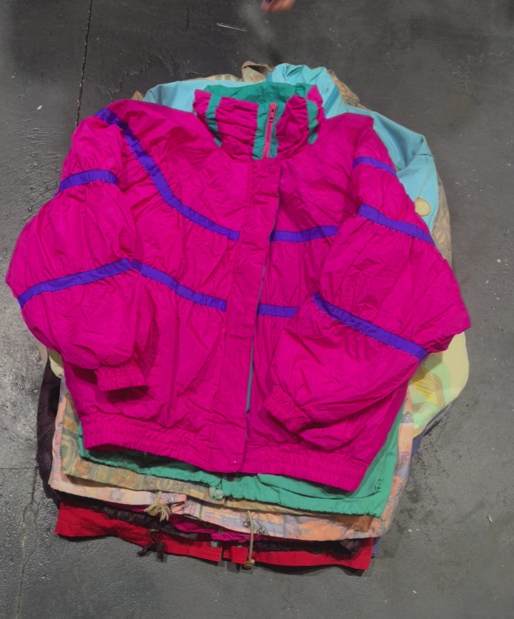 10 Piece Colourful Ski Jackets Bundle