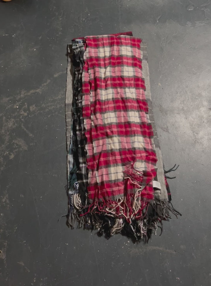 10 x Check Scarves