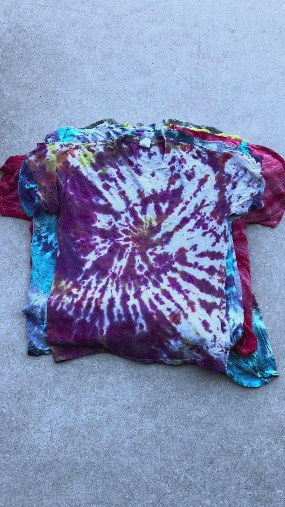 10x Tye Dye T-Shirts Reseller Box
