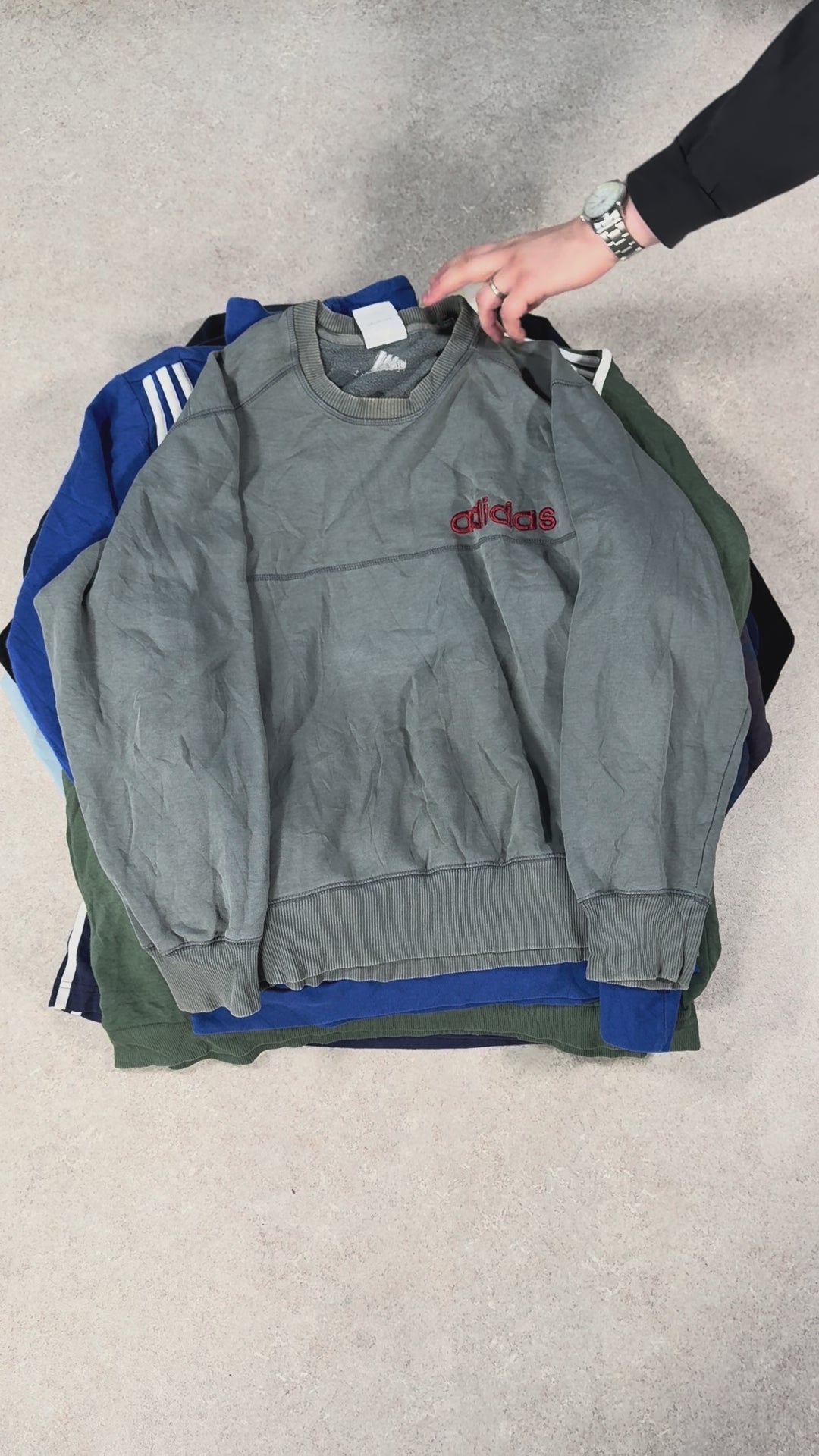 12 Adidas Sweatshirts - Reseller Box