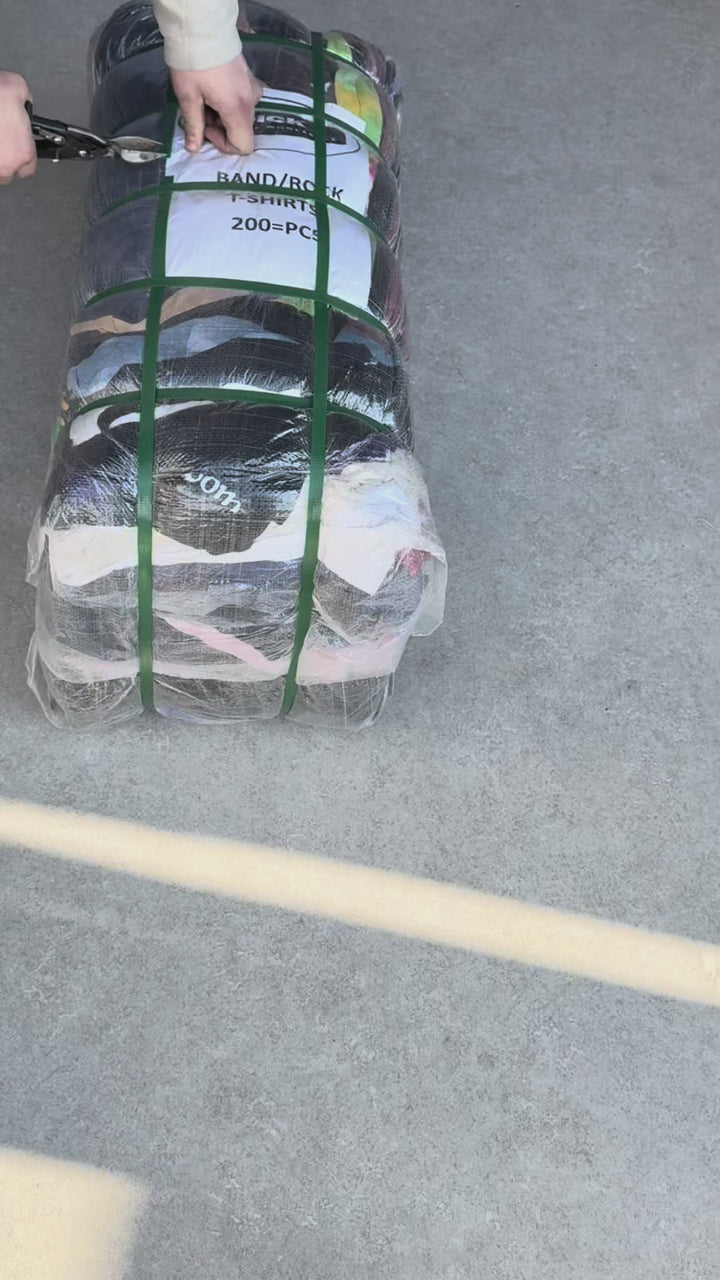 Unopened Bale of Band T-Shirts - 200pcs