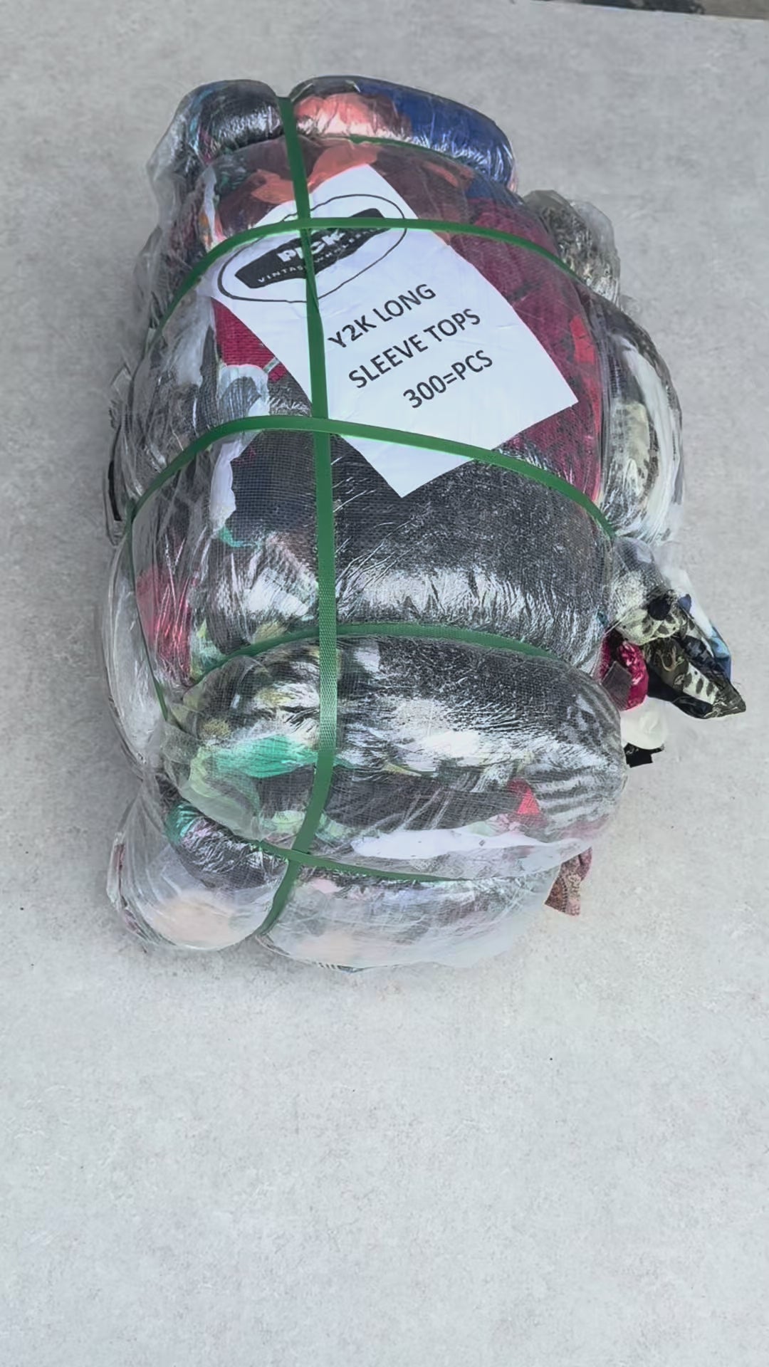 Unopened Bale of Y2K Long Sleeve Tops - 300pcs