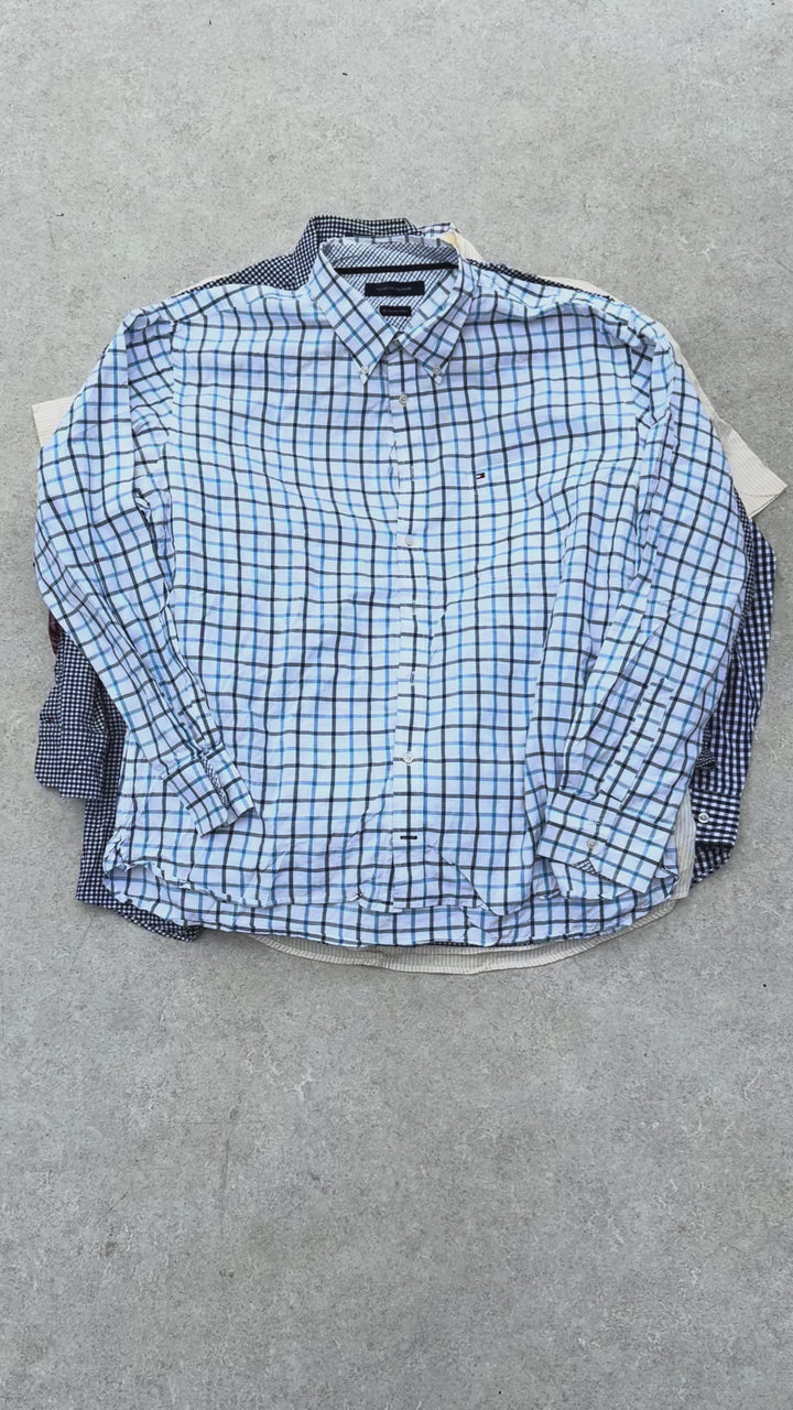 10 x Tommy and Lacoste Branded Shirts