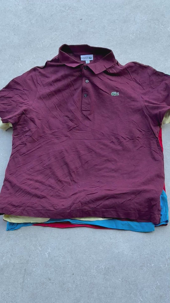 10 Lacoste Polo Shirts - Reseller Box