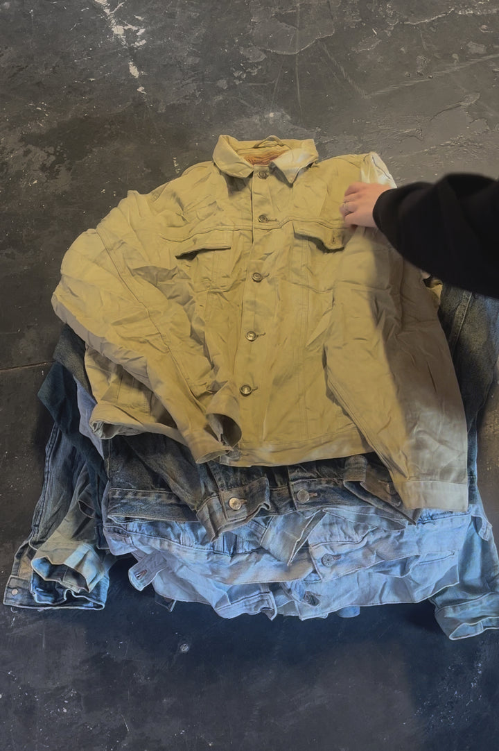 10 Piece Unbranded Denim Jacket Bundle