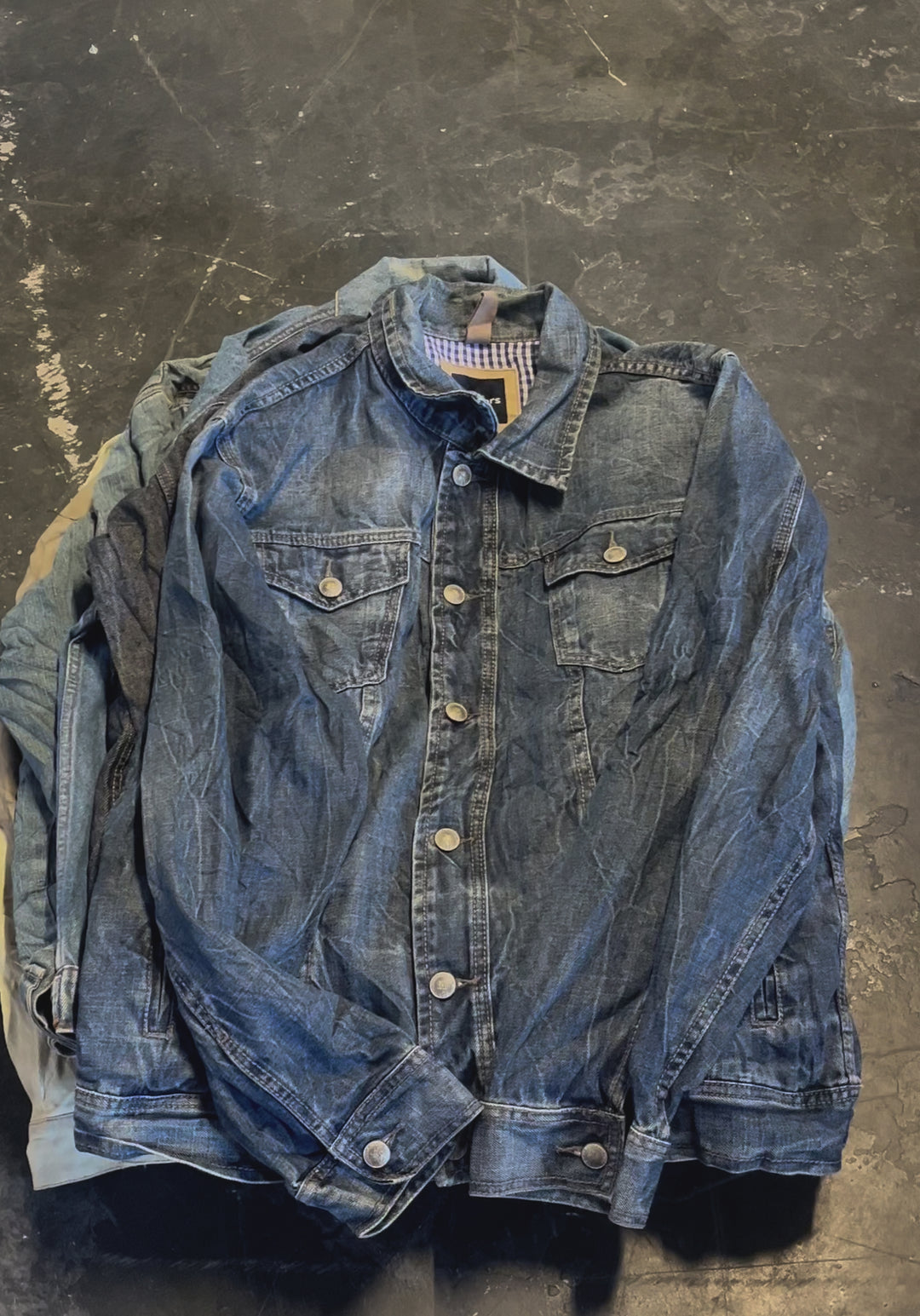 10 Piece Unbranded Denim Jacket Bundle