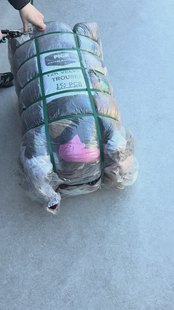 Unopened Bale of Velvet Trousers