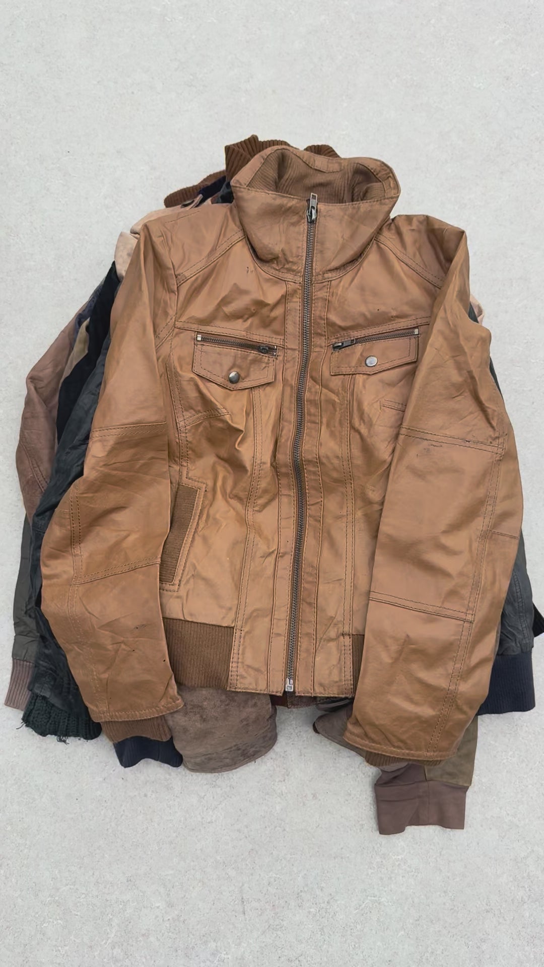 10 Y2K Leather Bomber Jackets - Reseller Box