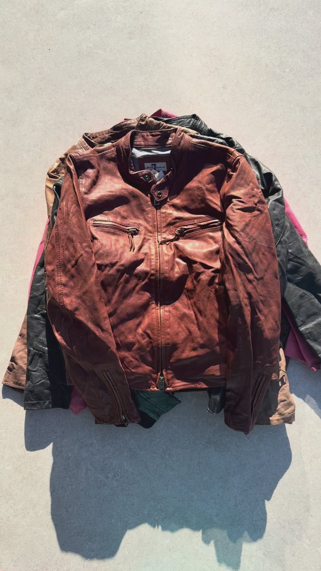 10 x Y2K Leather Biker Jackets