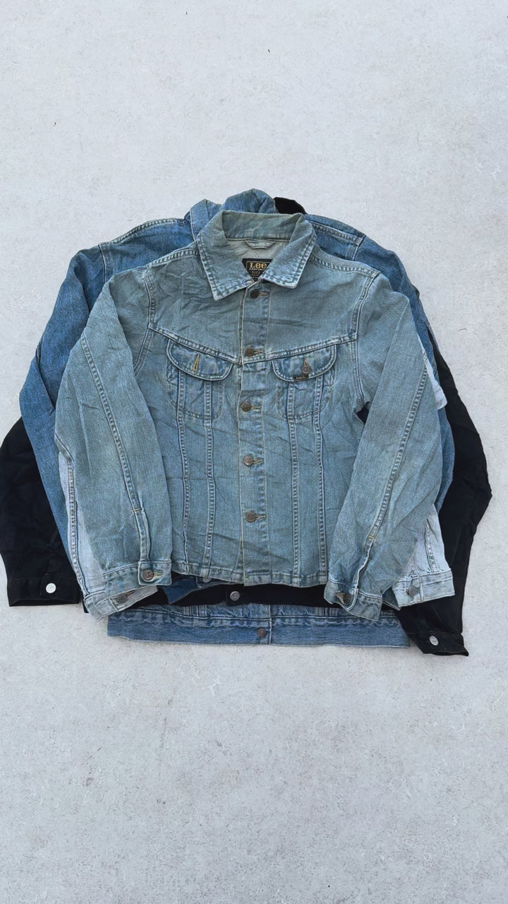 Unopened 45.5kg Branded Denim Jackets Bale