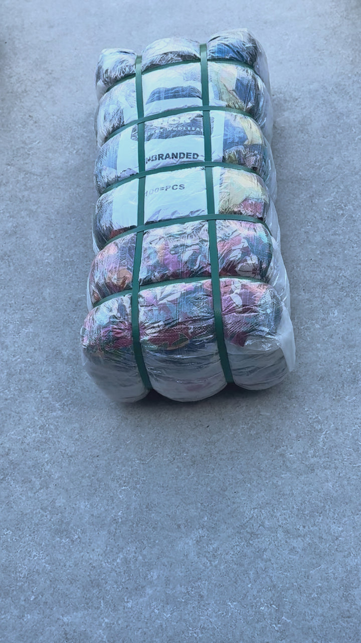 Unopened Bale of Pattern Shirts - 100 PCS