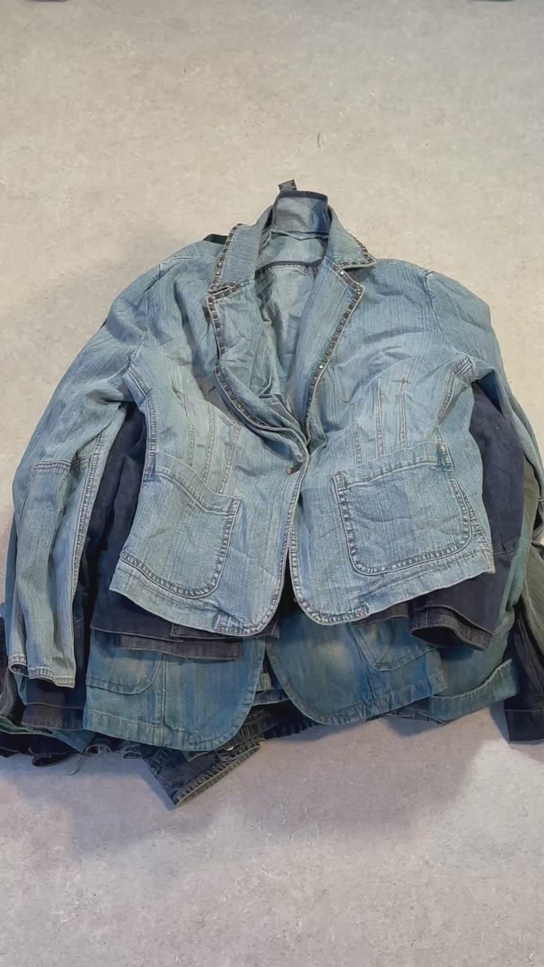 Unopened Bale of Y2K Denim Jackets