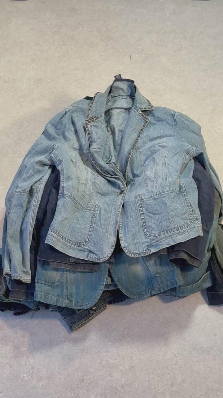 Unopened Bale of Y2K Denim Jackets