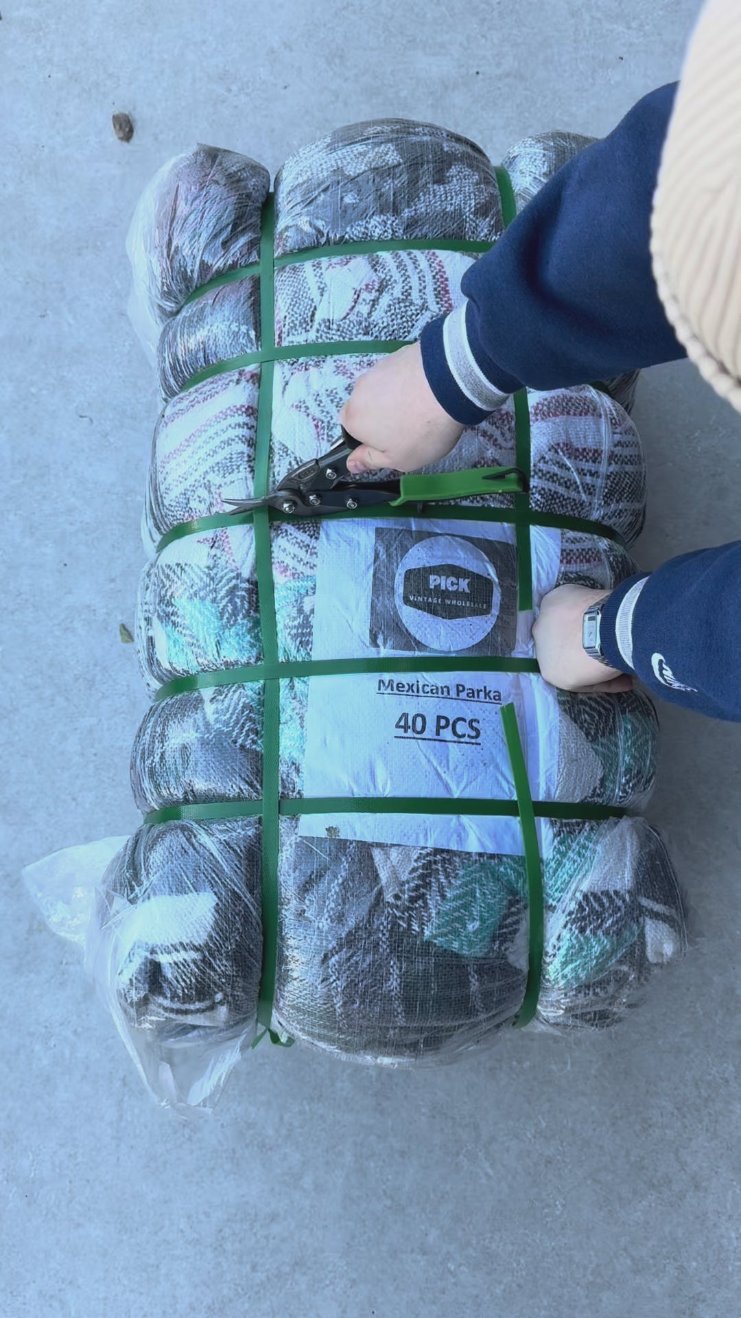Unopened Bale of Mexican Hoodies