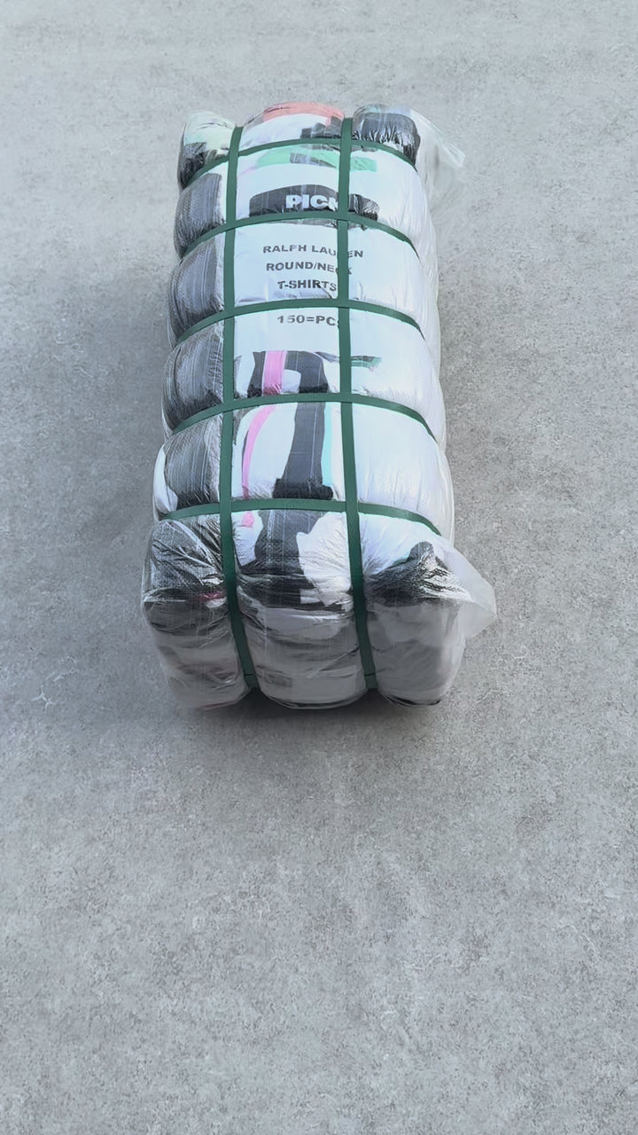 Unopened Bale of Ralph Lauren T-Shirts - 150 PCS
