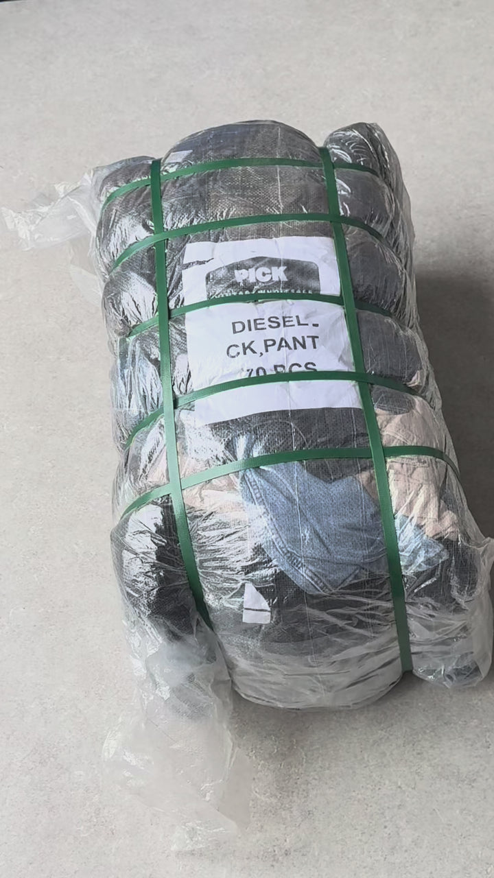 Unopened Bale of Diesel and CK Jeans