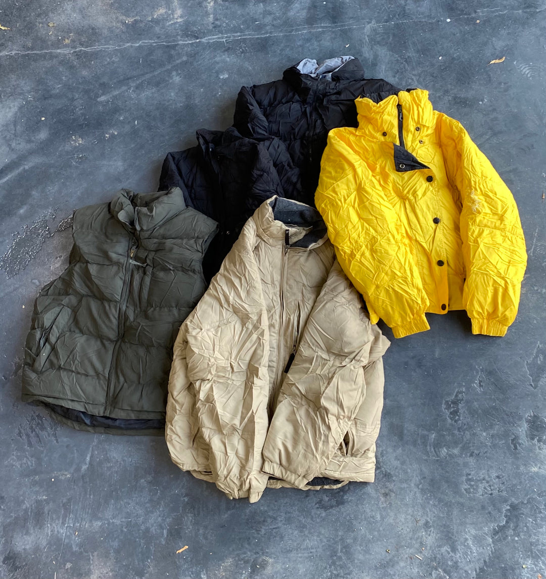 10 x Unbranded Puffer Jackets