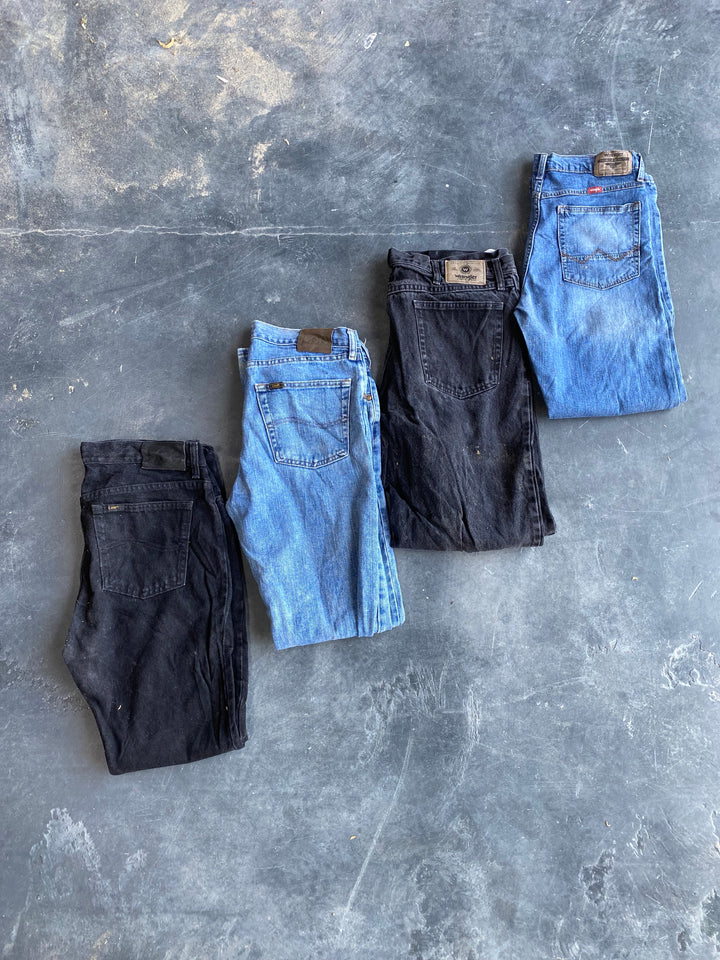 10 x Lee and Wrangler Jeans